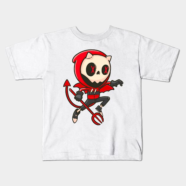 The Devil | Halloween | Spooky Season Kids T-Shirt by Epy